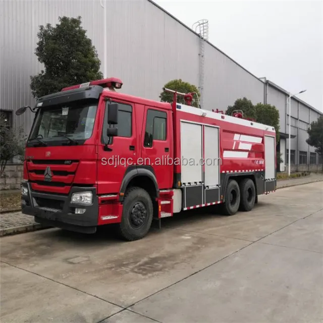 Пожарная машина в форме и воде оригинальная пожарная sinotruk howo 6x4 с пеной резервуаром для