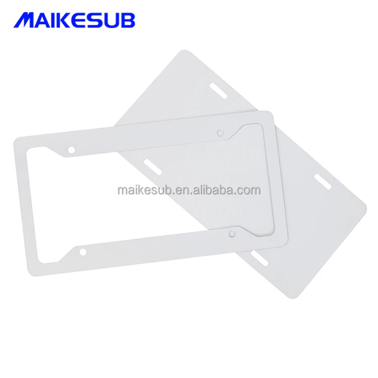 sublimation blank license plate Aluminum Blank License Plates Personalized Printing Heat Transfer Car