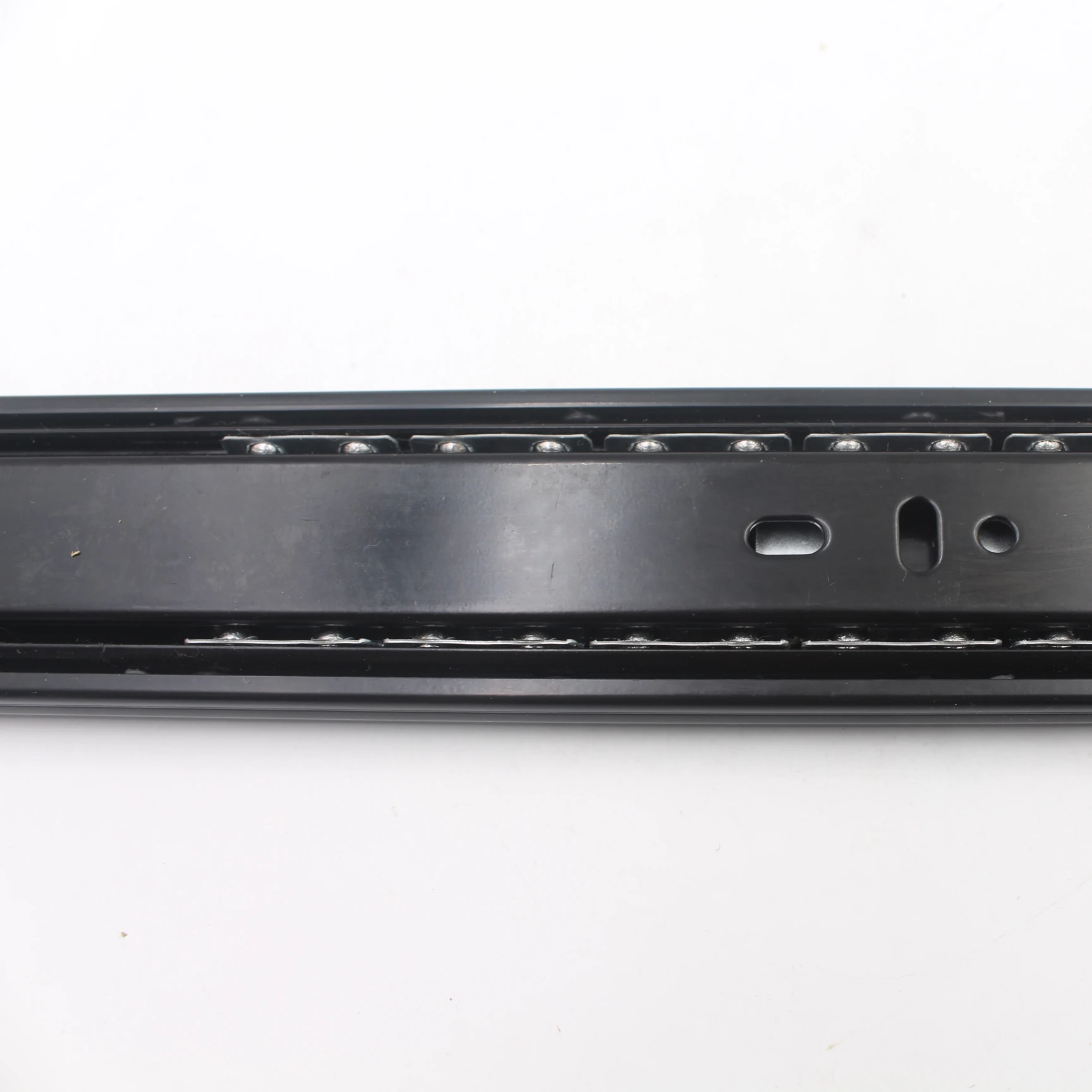 HOONE 3 Fold Jieyang Hardware Channel Push Open Soft Close Full Extention One Cabinet Drawer Slides