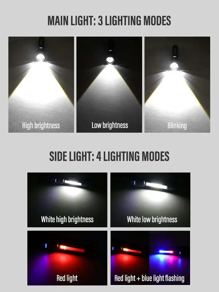 Super Bright 10000 high lumen ZOOM Flashlight powerfull Torch Light linterna USB-C Long Range XHP50 LED Flashlight Rechargeable