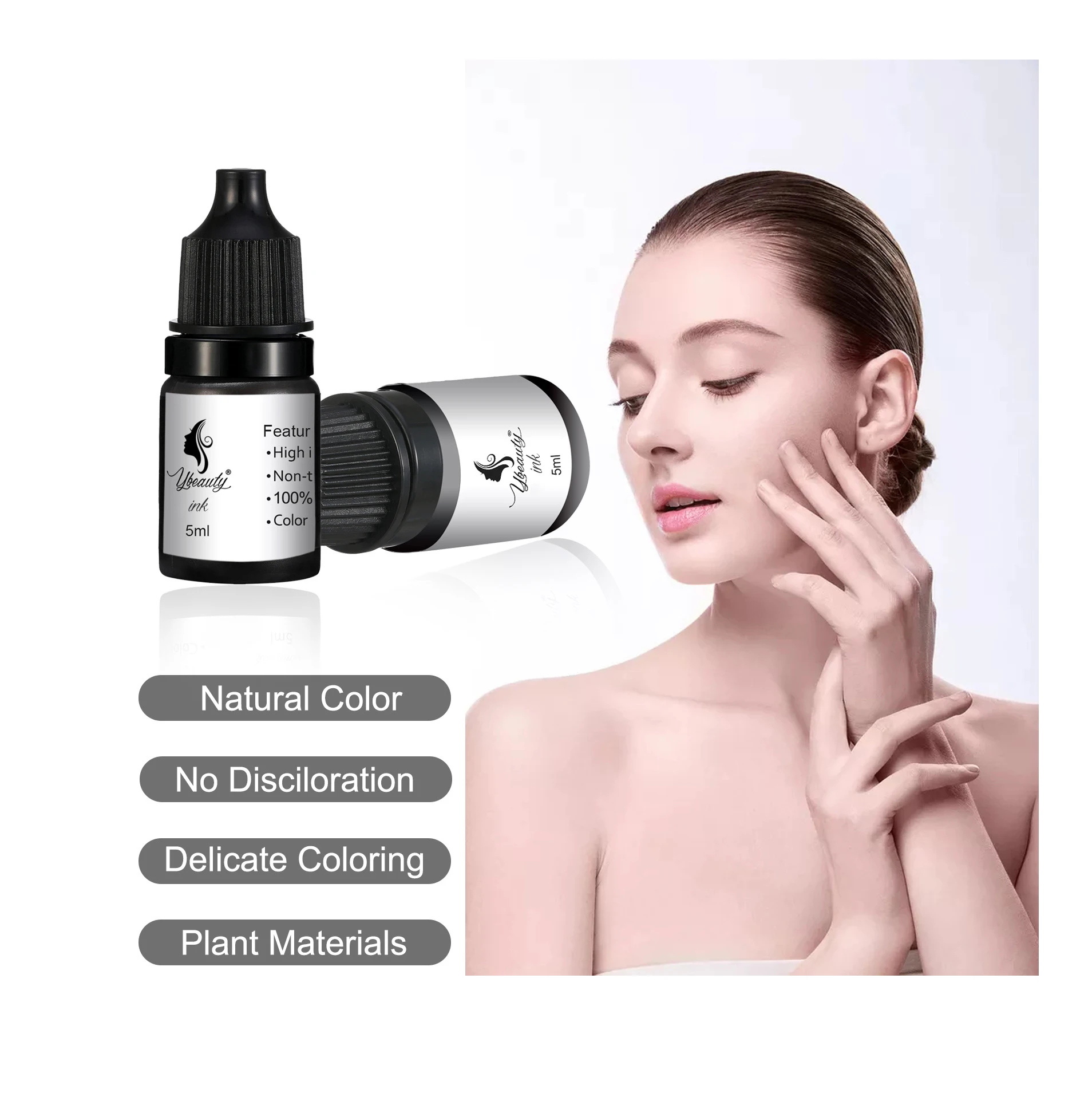 Organic Liquid Microblading Pigment Eyebrow Tattoo Ink Permanent Makeup Ink Eyebrow Lip Organic Pigment Tattoo Ink