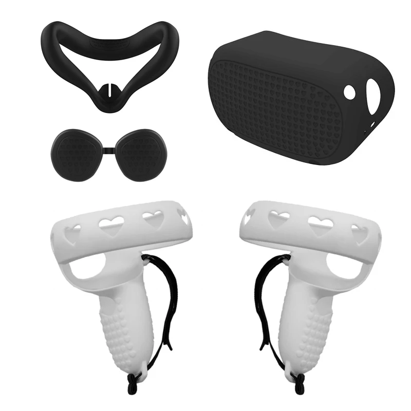 Силиконовая Защитная крышка HOXC, ручной контроллер, съемная крышка для лица, предотвращает утечку света, пыленепроницаемый, моющийся