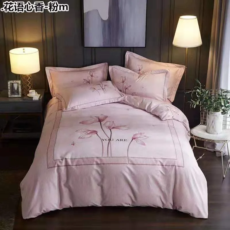 
2019 hot sale 100% polyester printed fabric for bedding 