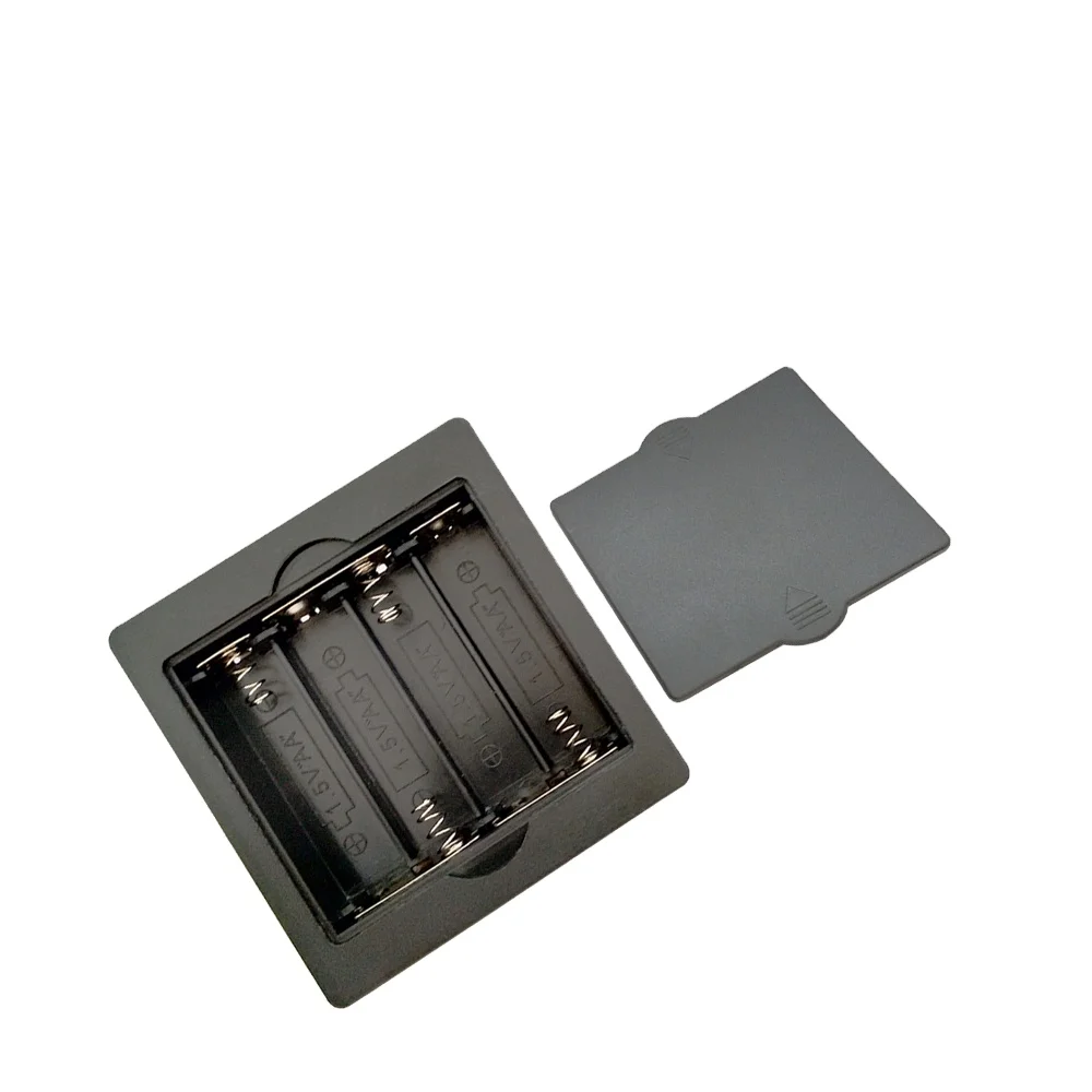 Black 4aa Waterproof Battery Holder with Cover