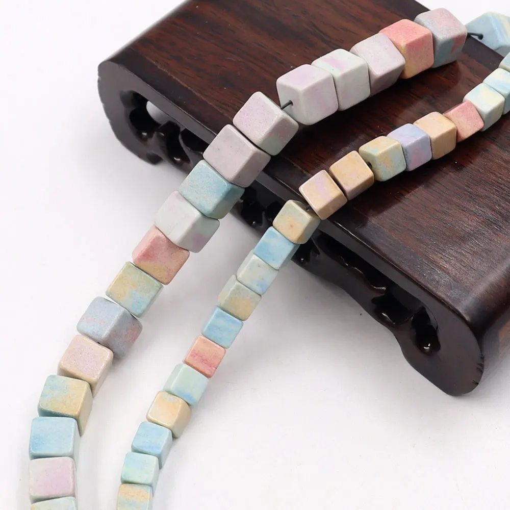 Wholesale Macaron Candy Color Natural Stone Anion Oxide Stone 4mm Round Bead Loose Beads DIY Accessories