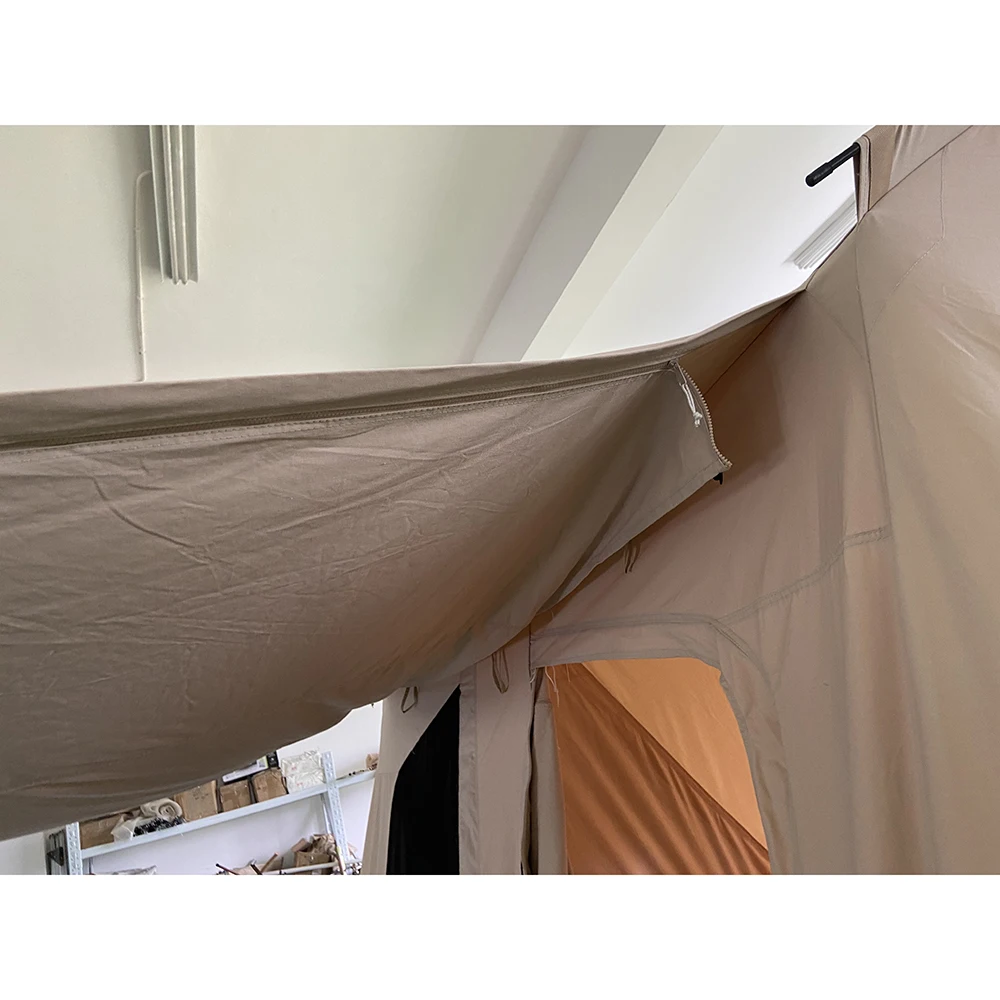 Ultralight 285g cotton Tarp Outdoor Camping Survival Sun Shelter Tent Shade Awning PU Coating Waterproof