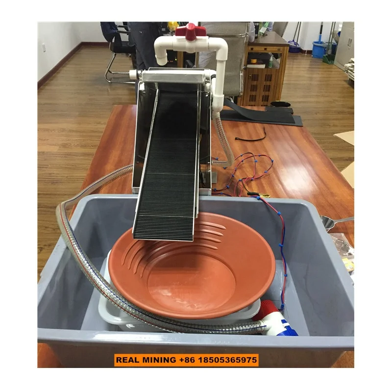 Portable small alluvial gold mining equipment  for sale processing plant