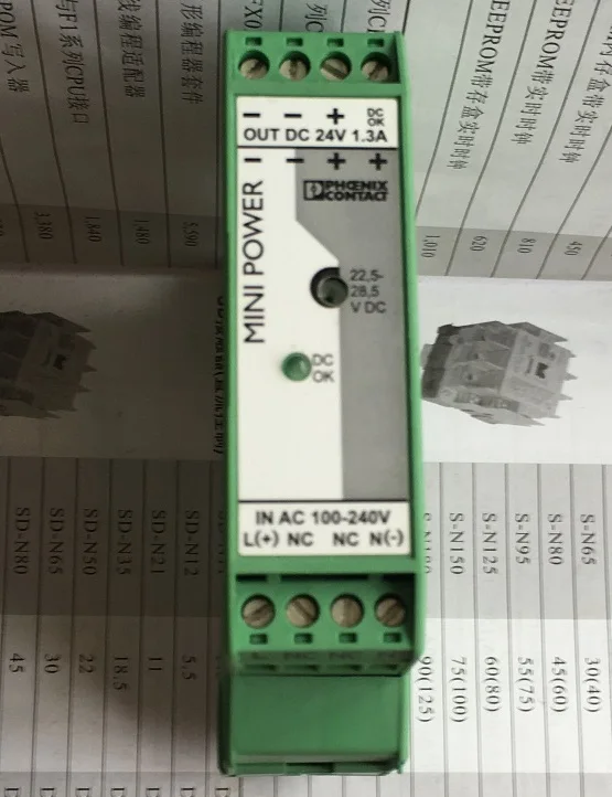 2866446  MINI-PS-100-240AC/24DC/1.3   power  relay   new and original