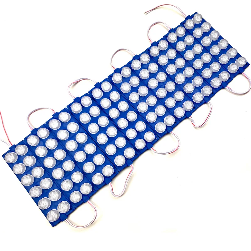 High power 12v 6w outdoor 3030smd led light box injection double side tape cheap price wide angle lens pixel module