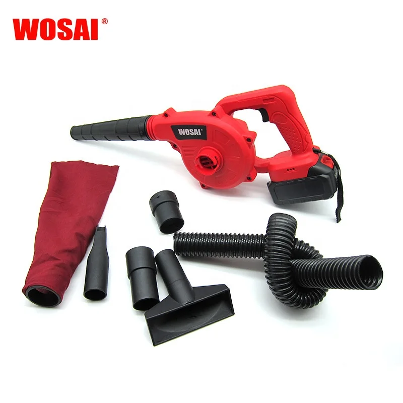 Профессиональный Экономичный Электрический ручной пылеуловитель 20 в, беспроводной вентилятор с 2 батареями, литий-ионный аккумулятор