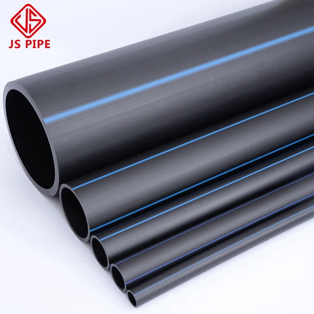 JS синяя полоса Hdpe труба 500 мм SDR11 PN16 PE высокая износостойкость Pe 100 для дноуглубительной и горнодобывающей промышленности