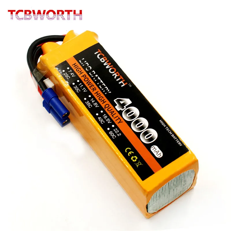 Литиевая батарея фабрика 4000mAh 7 4 v 11 1 25c 30c 35c 40c 60c 75c 100c 3s RC Lipo