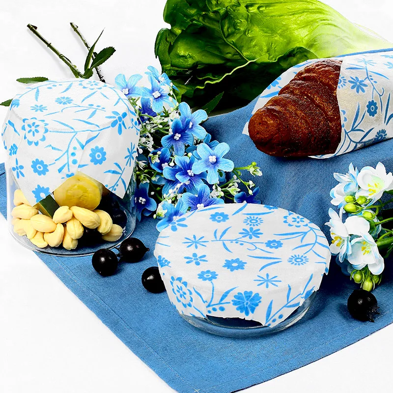 
Hot Sale Customizable premium direct Factory Amazon best selling reusable organic beeswax wrap 