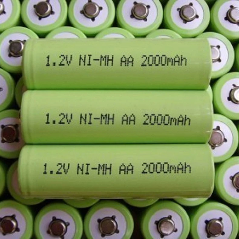 Factory direct high quality rechargeable NIMH AA 1800mah rechargeable battery, 1.2V, push button or flat top.