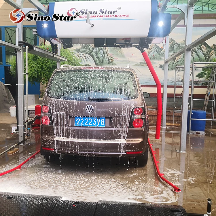 Sino Star Wash 360 Car Touchless System Jeton Lavage Auto Wash Mobile Steam Washer Car Wash Machine