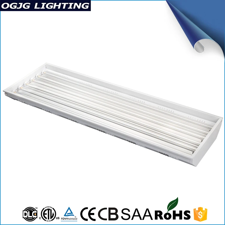 120lm/w 100w 150w 200w Industrial warehouse highbay lighting fixture anti-glare linear LED high bay light for factory