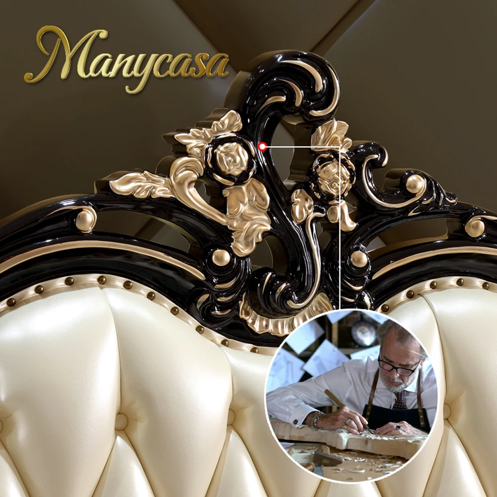 CME Chantelle Brown sugar King Bed wood bed bedroom furniture