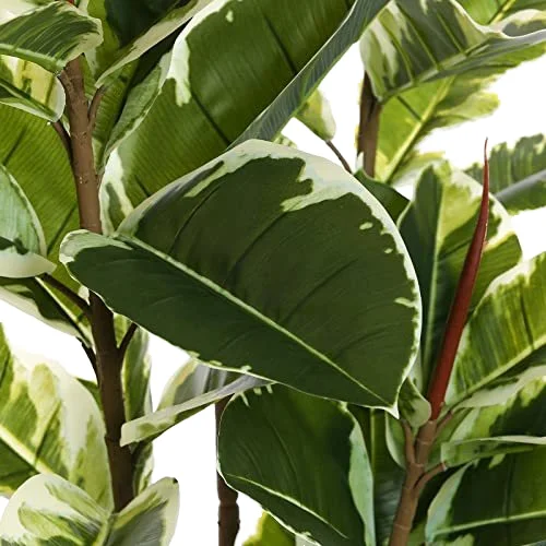 Hot Selling Nearly Natural Plastic Home Decor Quality Plastic Material planted Artificial Fiddle Leaf Fig Tree