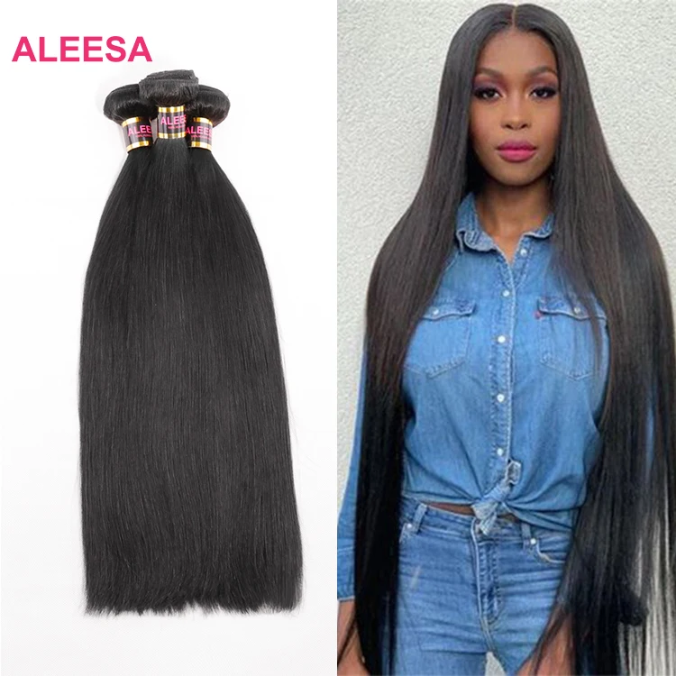 Aleesa Double Drawn Virgin Peruvian Hair, Bone Straight Virgin Peruvian Human Hair Dubai, 10a Grade Peruvian Human Hair Bundles