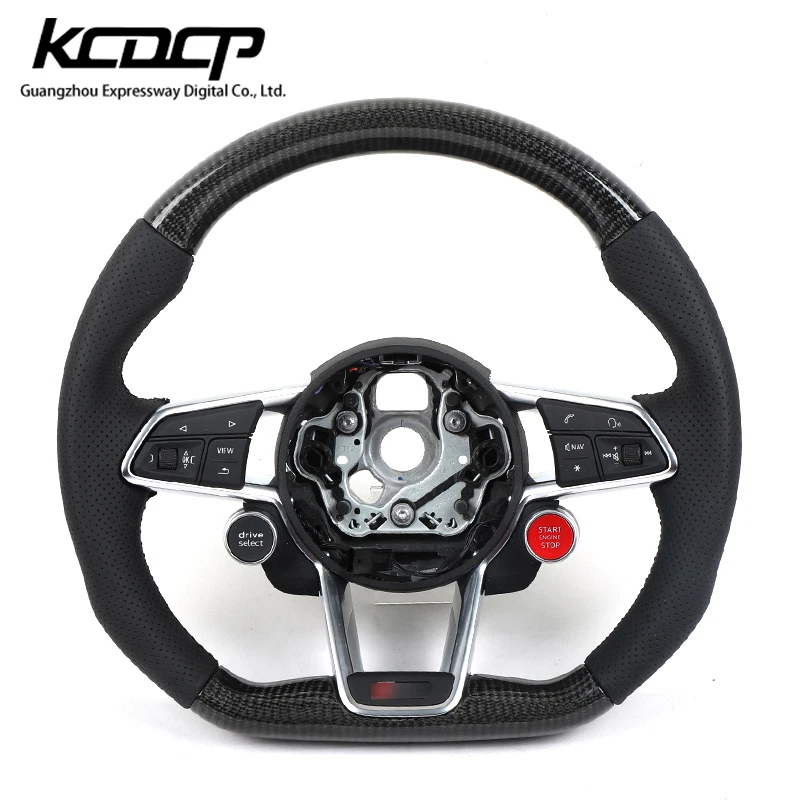 Карбоновый руль из углеродного волокна для Audi 2016-2019 TTS R8 TTRS TT q3 q5 q7 Q8 A3 A4 A5 A7 гоночное колесо кабриолет