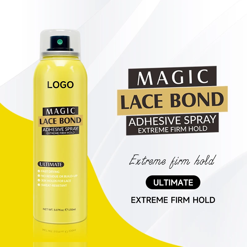 Custom Private Label Melting Spray Aerosol Tank Strong Hold Wig Melting Spray  Lace Melting Spray