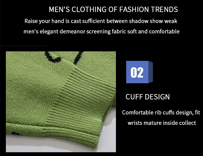 2022 New Harajuku Fashion Knitted Hip Hop Streetwear Dinosaur Cartoon Oversize Casual Couple O-Neck Vintage Sweaters