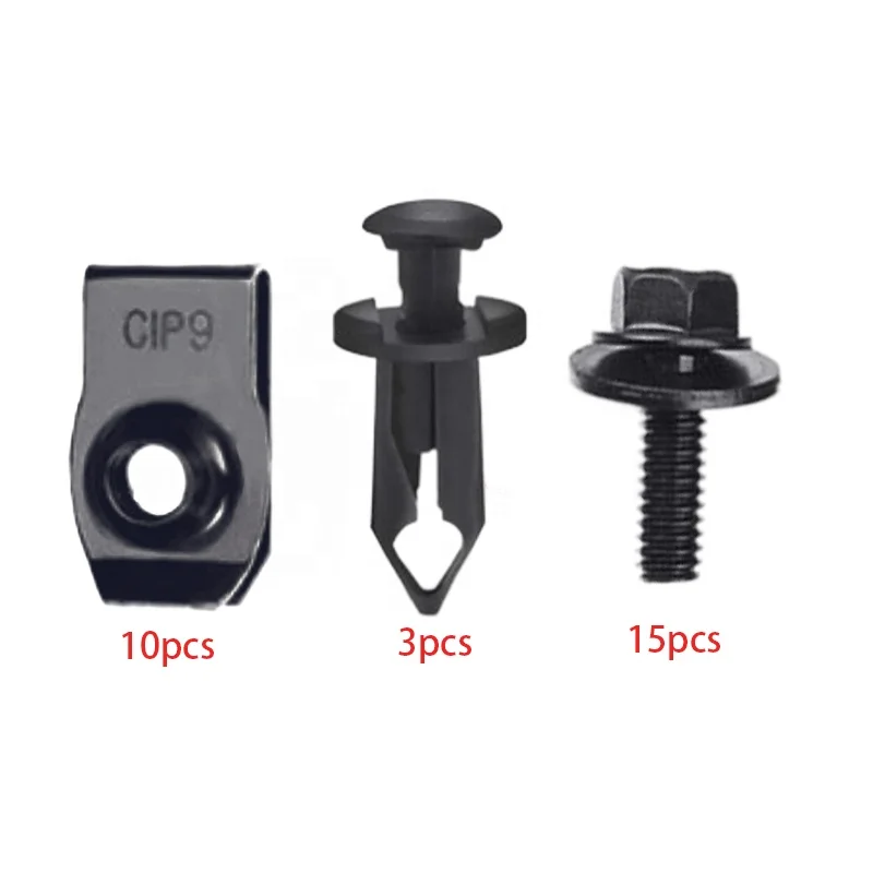 35pcs automobile buckle for Infiniti engine guard plate Fender fastener clipped button