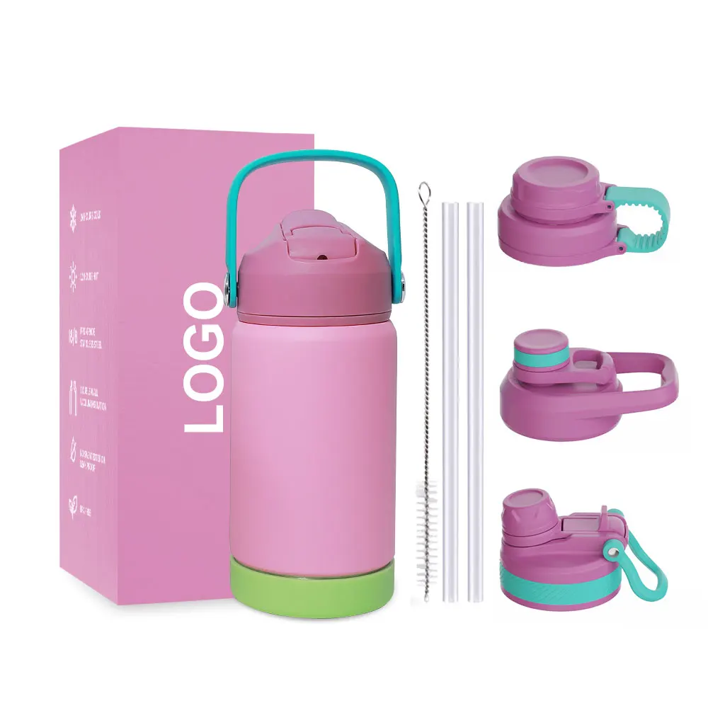 New 12oz 14oz Insulated Stainless Steel Toddler Kids Flask Travel BPA Free Vacuum Children Water Bottle School