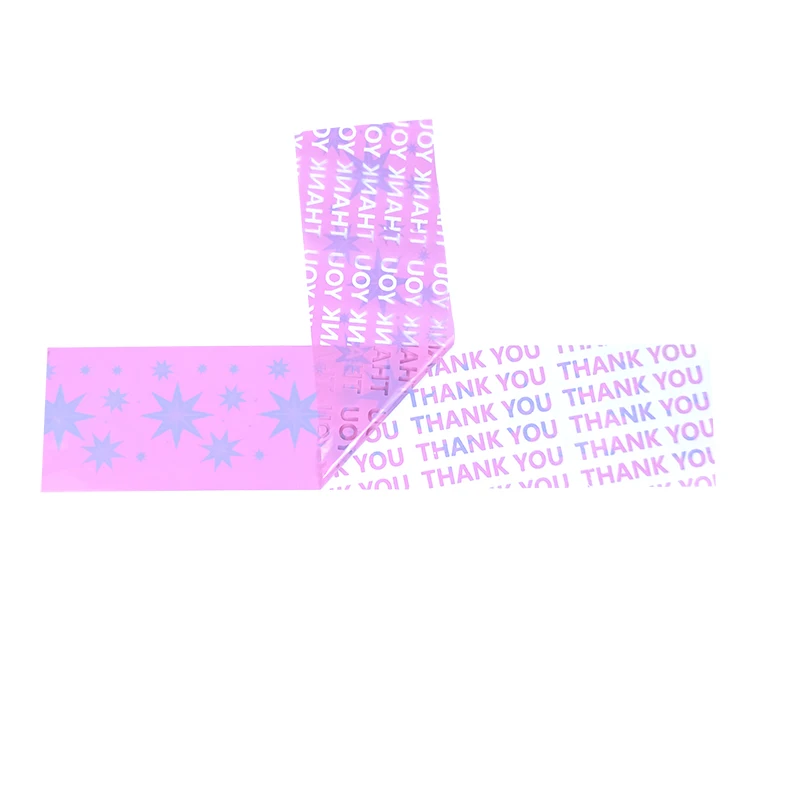 Custom printing thank you Transfer Tamper Evidence Seal Void Security Adhesive Tape