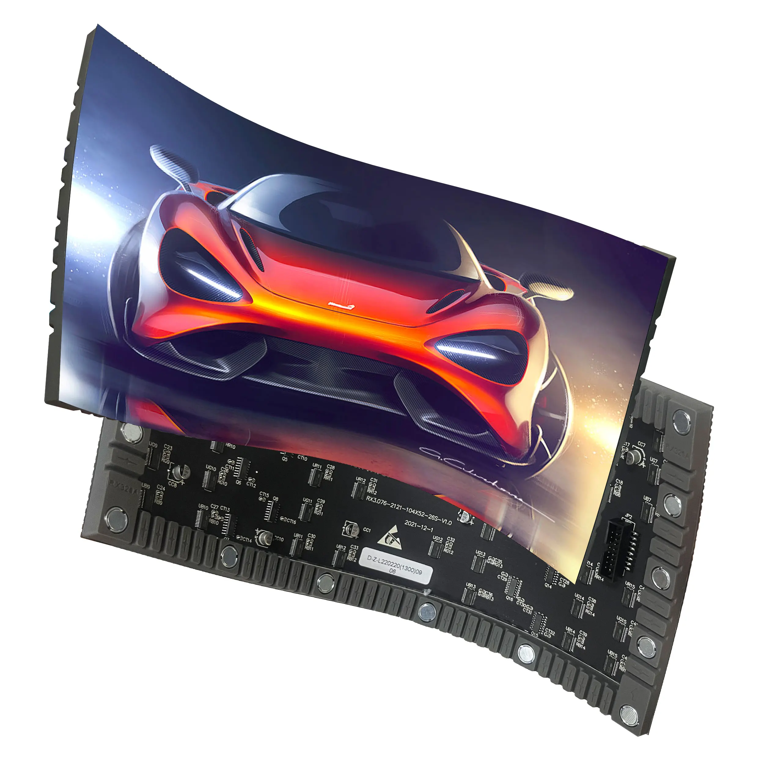 P3.076 Smart APP Control Flexible Led Screen Scrolling Message Pattern Graffiti Text LED sign board Animation RGB Display Panel