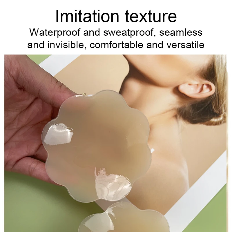 reusable pasty nipple covers for women one piece sexy ladies silicone beach nipple cover
