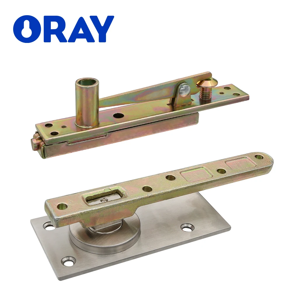 Door Pivot Hinges 180 Degree Shaft 201 304 Stainless Steel Pivot Hinge System Heavy Duty Hinges for Wooden Doors