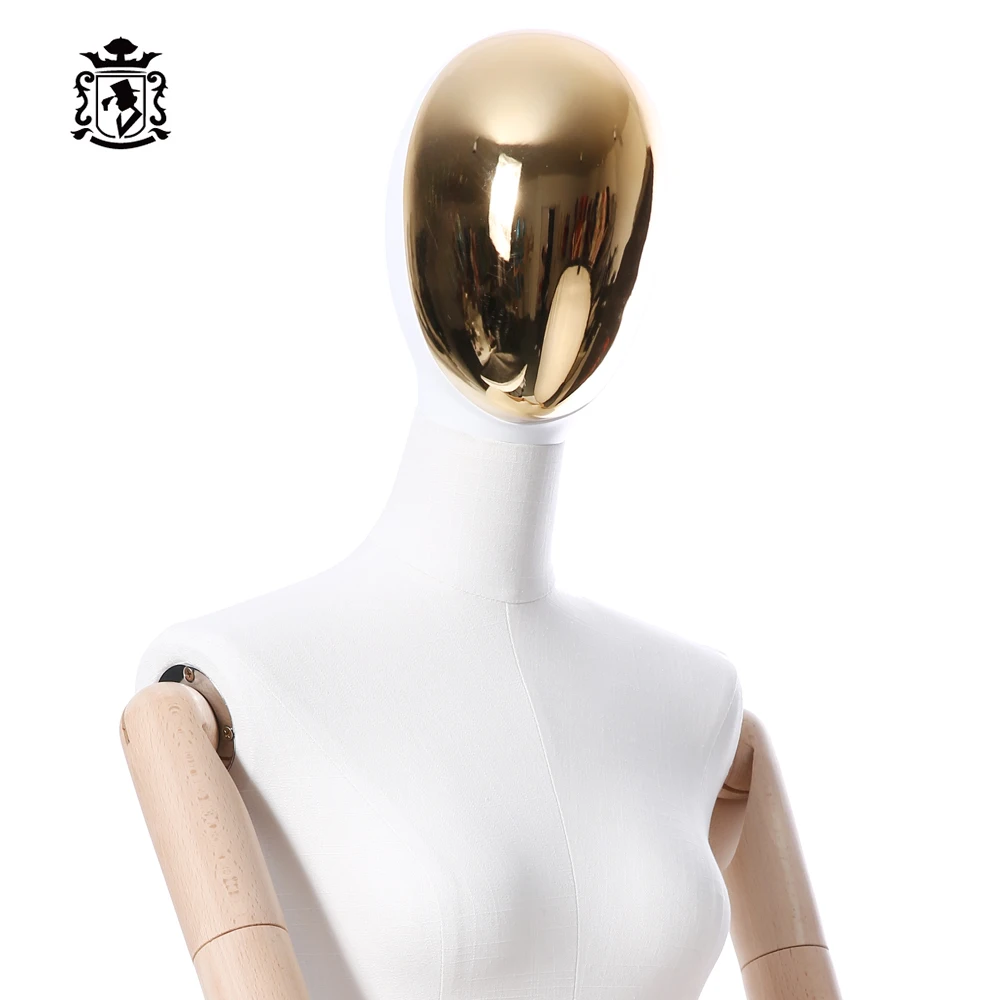 Adjustable Tailor Half Body Torso Female Mannequin Female Dressmakers Dummy Mannequin for Clothing Display