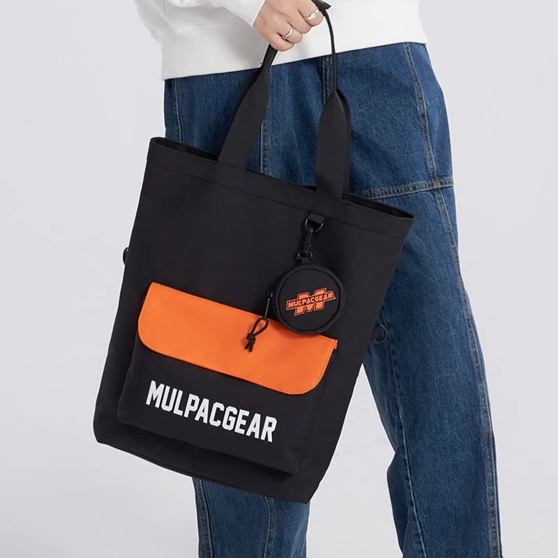 Bsci manufacturer fashionable girls class book notebook tote bags custom large polyester tote bag with pockets