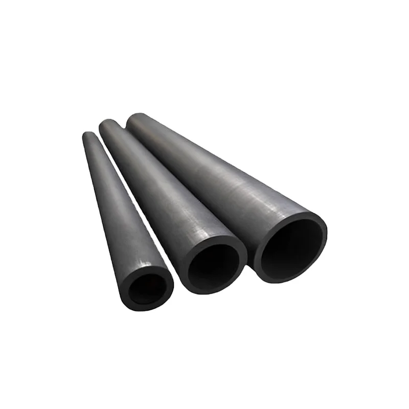 Customized High Temperature Refractory Rod High Purity Ceramic Sic Tube Silicon Carbide Pipe