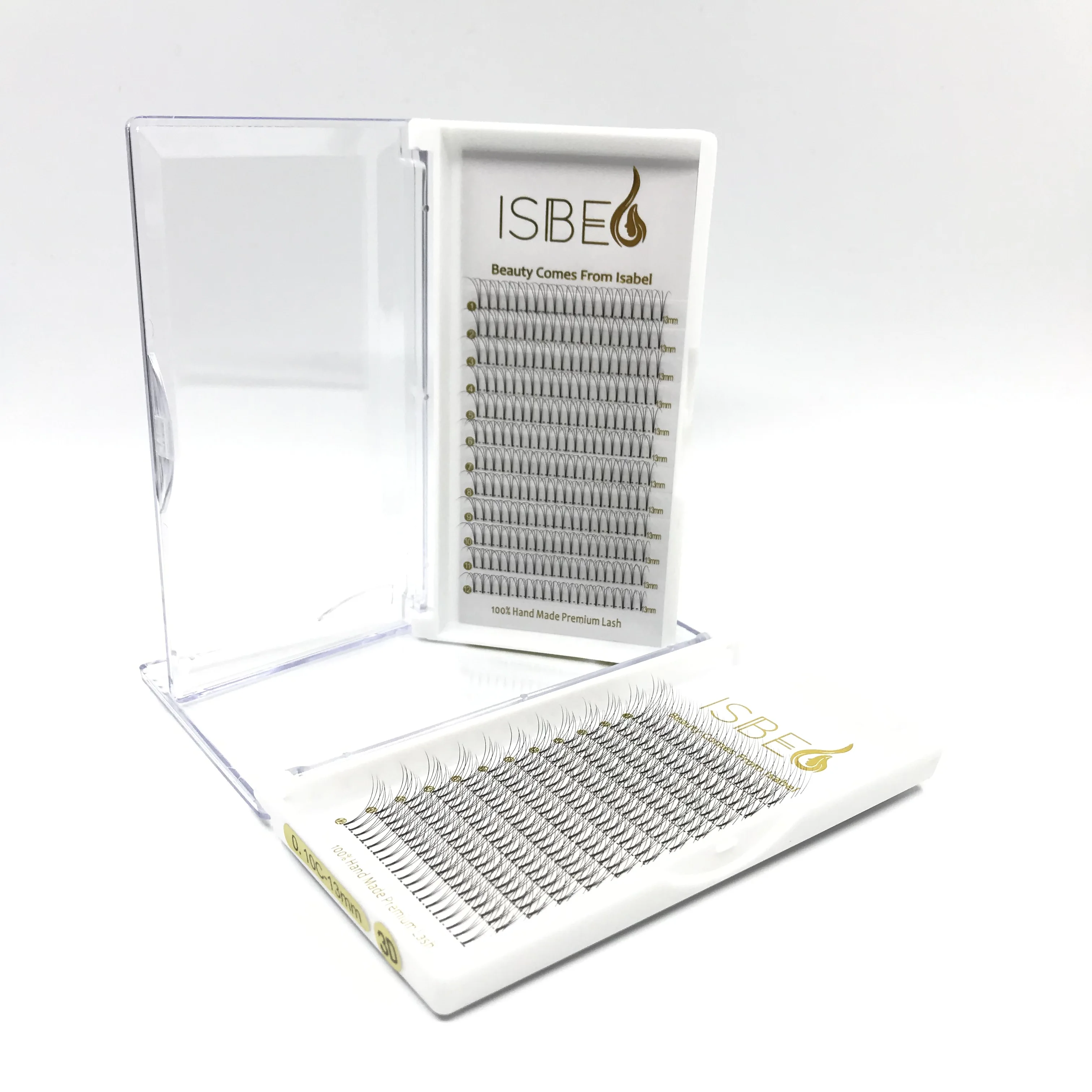 7MM-20MM Volume Lash Extensions 2D 3D 4D 5D 6D   Short Stem Premade Volume Fans