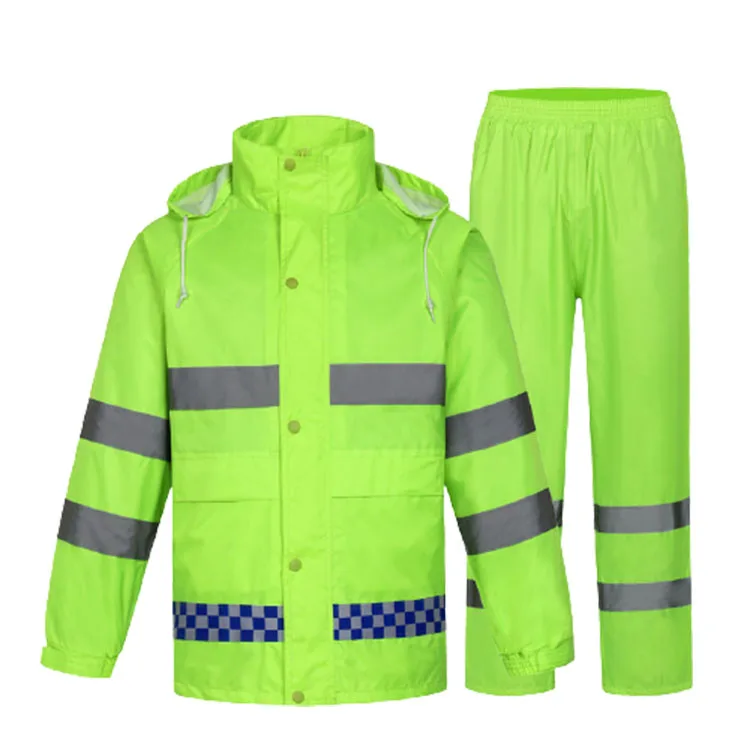 Индивидуальные hi vis дождевик со светоотрающей полосой