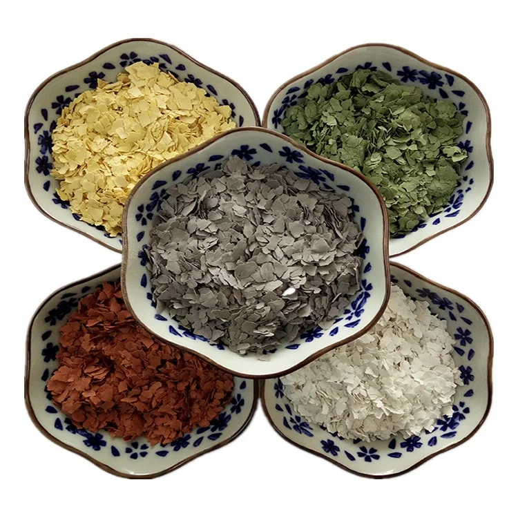 Paint Grade Multiple Colors Mica Sheets For Paint/Coating Filler China Factory Supply