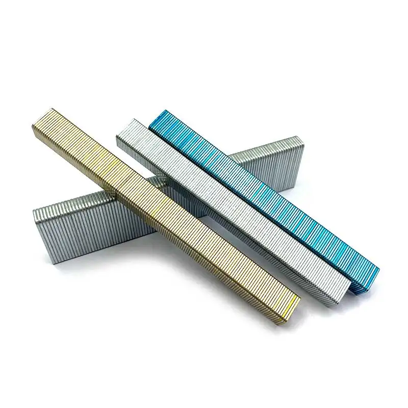 Steel Staples Pin Upholstery 14/38 Stapler Pneumatic Gun Nail Broadband Narrow Crown Staple