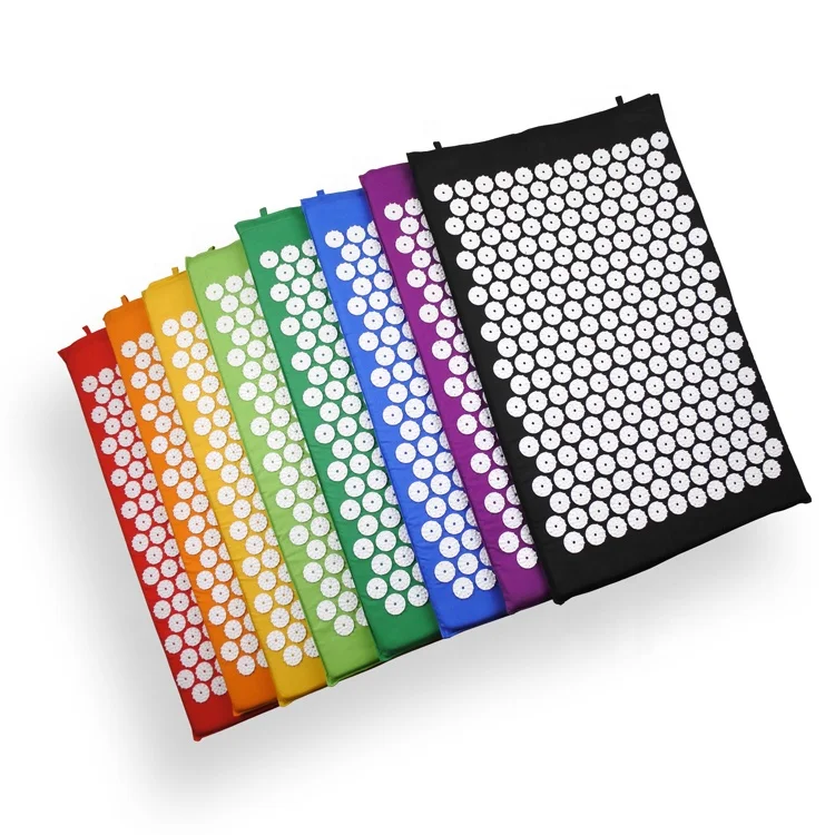 
 Акупунктурный коврик из 100% хлопка для массажа ног, экологически чистый материал  