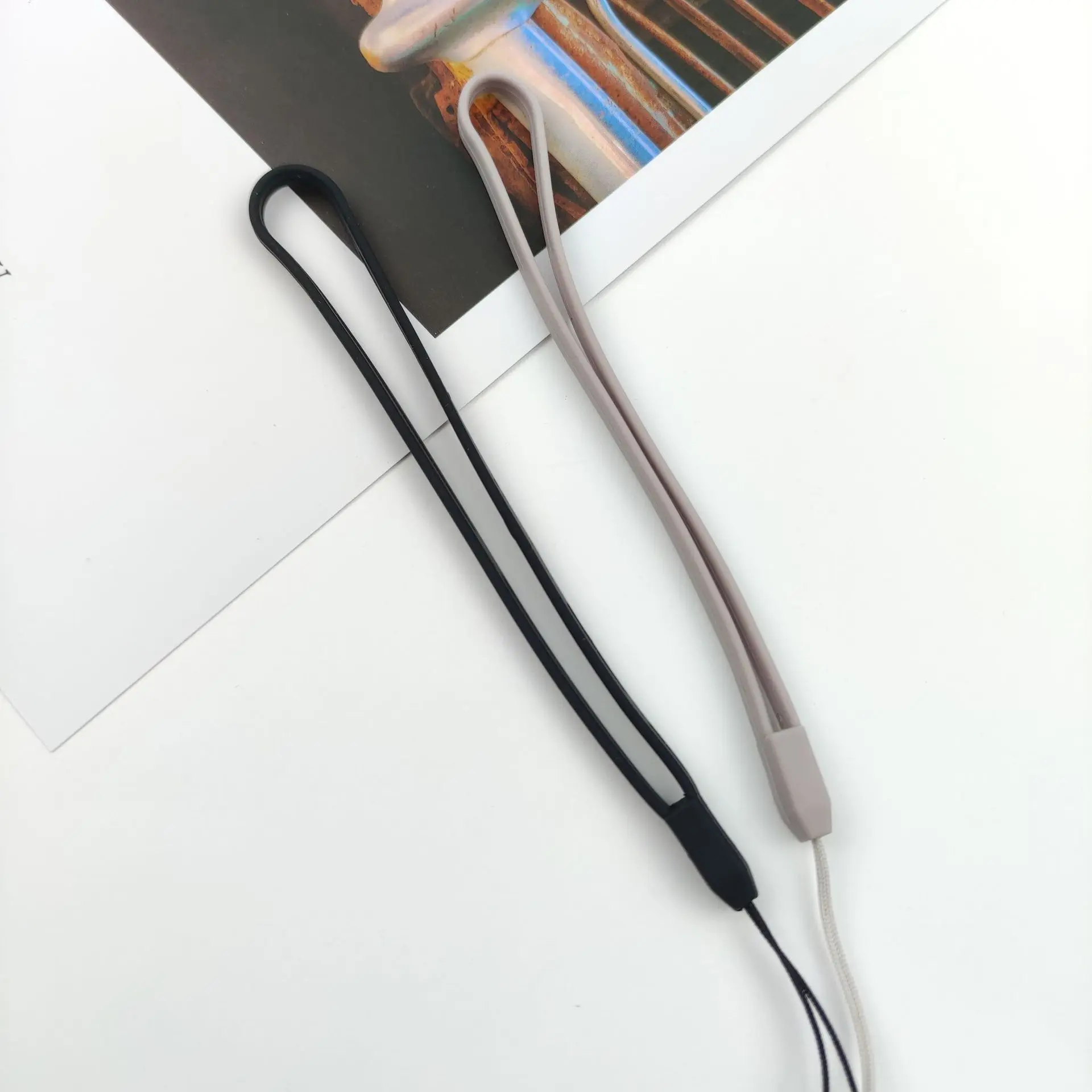 Custom Silicone Wrist Strap Hand Lanyard Phone Camera USB Sticks Key ID Card Keychain for promotional lanyards