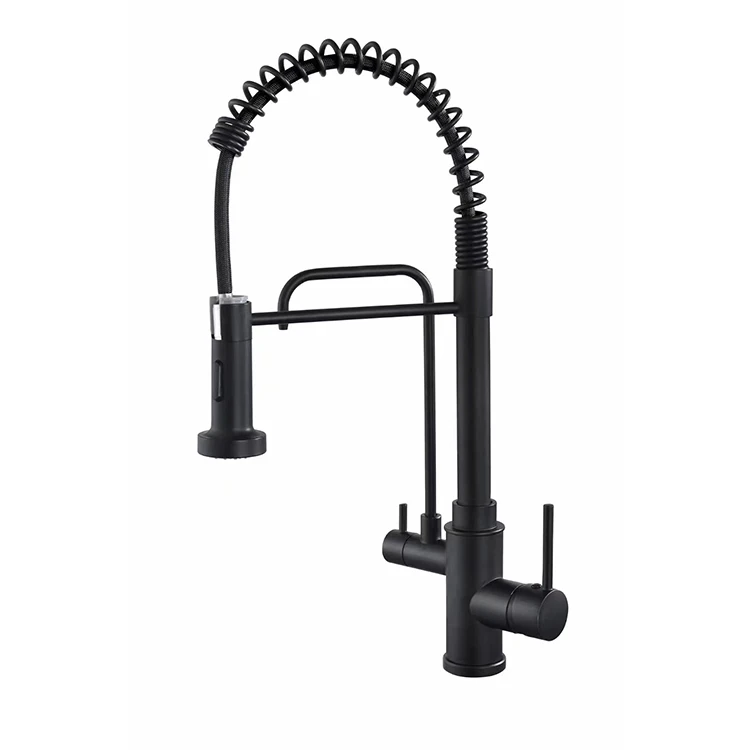 New Purification Kitchen Faucets Swivel Filter Pure Water Kitchen Crane Pull Down Nozzle Hot Cold Water Mixer Torneira Taps