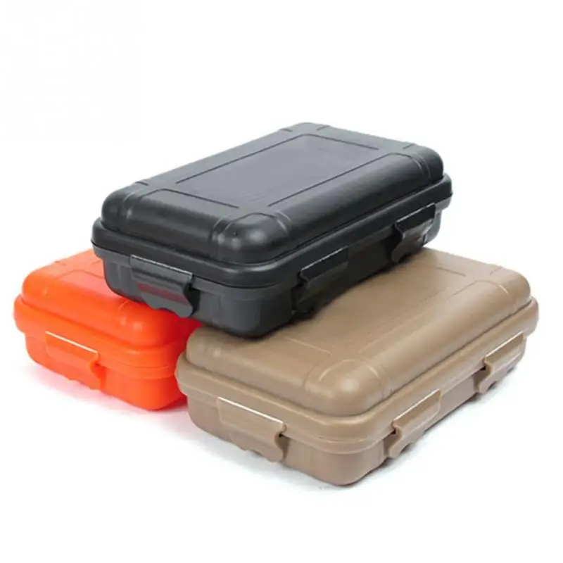 Plastic waterproof EDC survival box tactical tools small outdoor survival kit shockproof box
