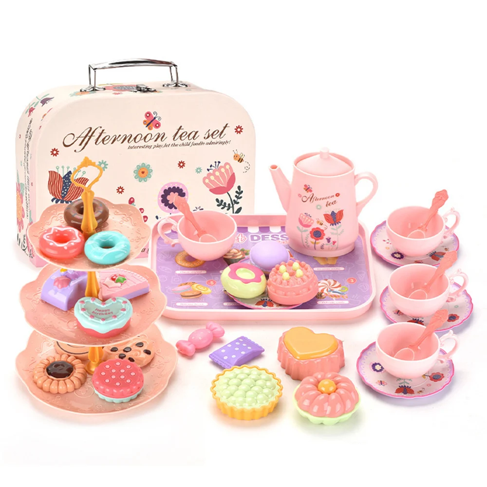 Wholesale Play House Teatime Afternoon Tea Dessert Play Pretend Toy Funny Game