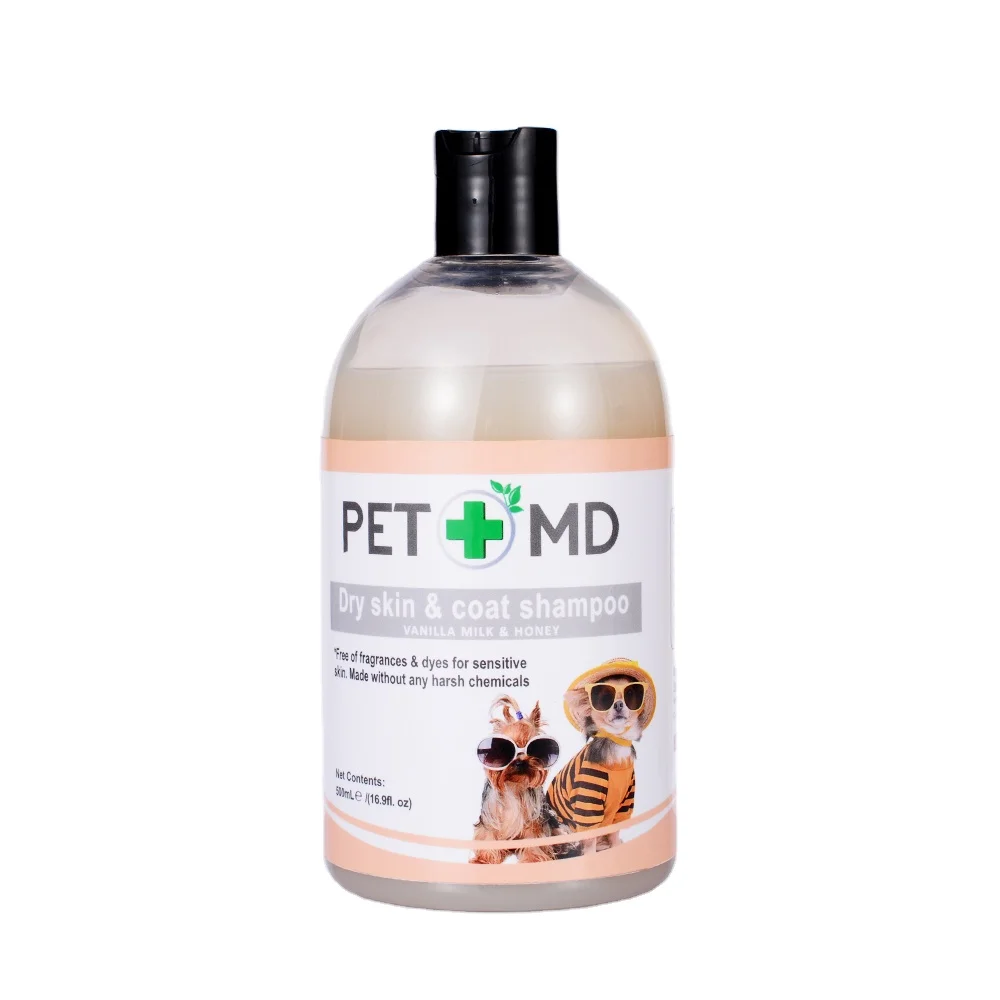 Famous oem brand dog products 500ml organic pet grooming products dog shampoo