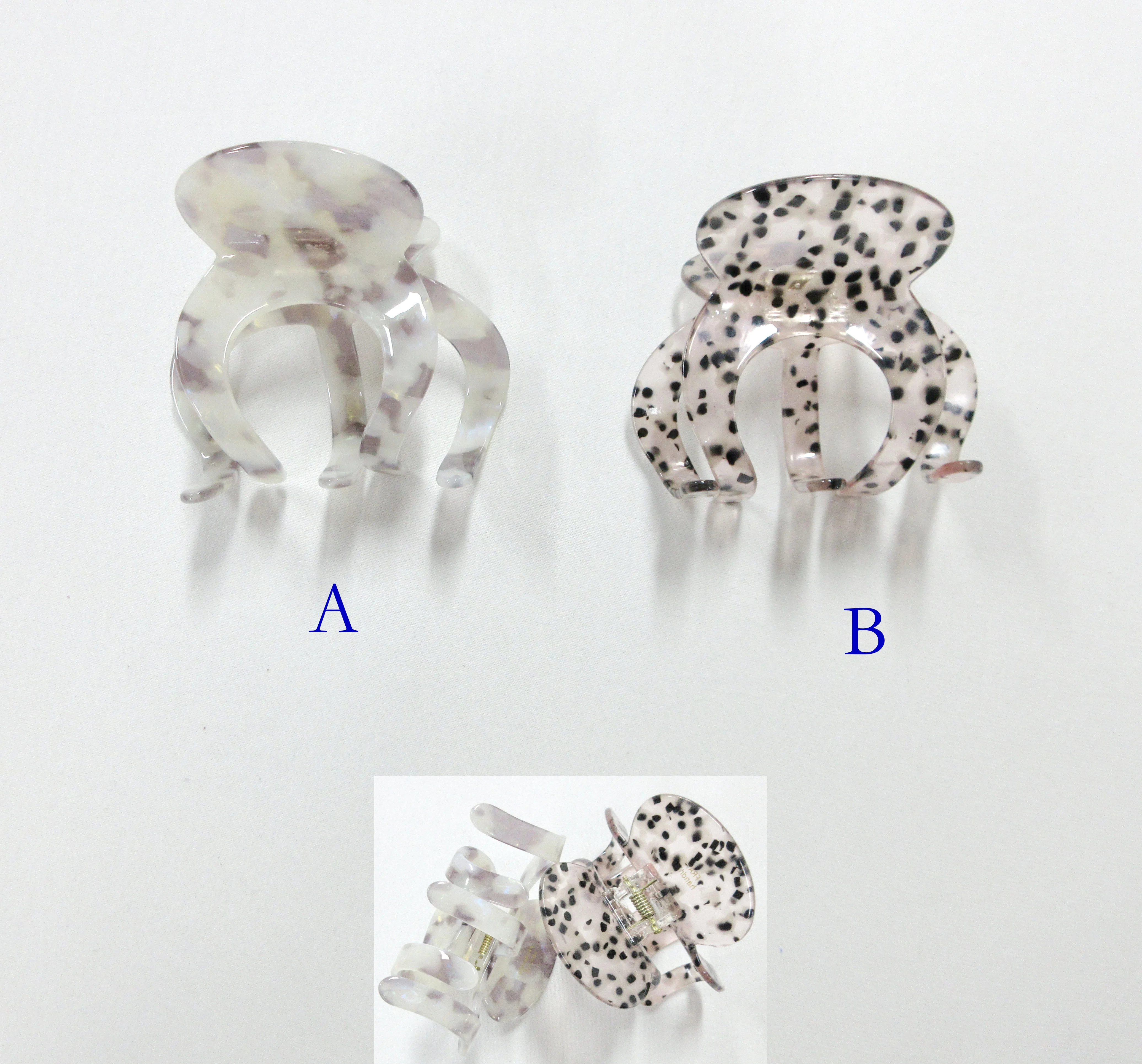 Simple Acrylic Flower  HAIR ACCESSORIES Teen Hair clips   HALLOWEEN CHRISTMAS BIRTHDAY  GIFT  BSCI FACTORY