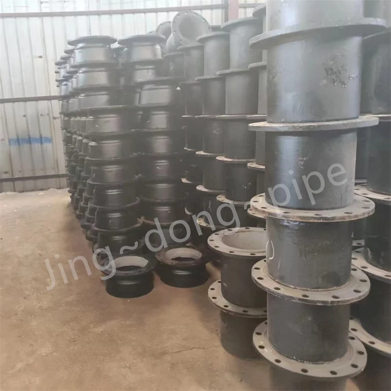 K9 ISO2531 EN545 Zinc Coating Bitumen Painting Ductile Iron Pipe Fittings For Water Pipeline