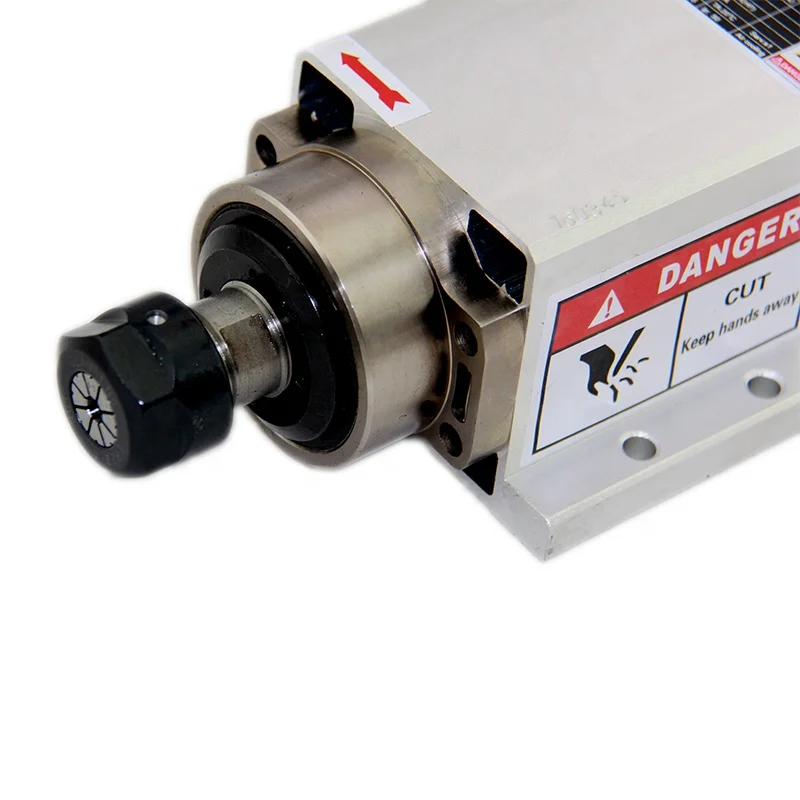 Air Cooled Spindle with Flange er20 24000rpm 2.2kw Spindle Cnc