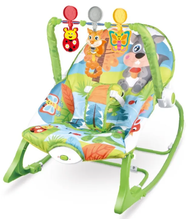 2021 new deluxe comfortable safe baby sleeping chair infant rocking swing vibration chair baby rocker bouncer