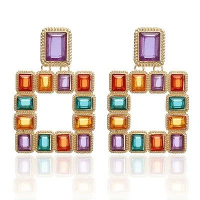 Vintage Irregular Pearl Dangle Earrings For Women Brincos Geometric Drop Earring DIY Wedding Party Jewelry Gift